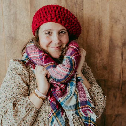 Crochet Beret hat.