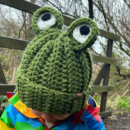 Frog beanie hat