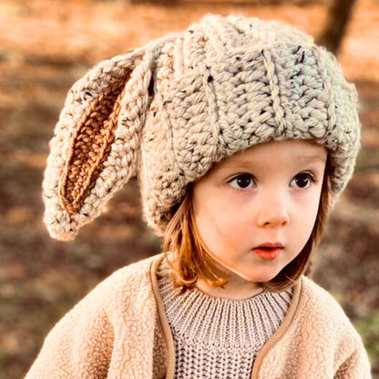 Floppy bunny beanie hat