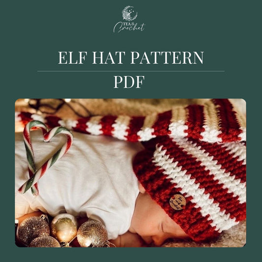 Christmas elf hat PDF Pattern (inc all child and adult sizes)