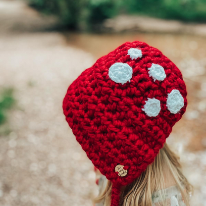 Toadstool pixie bonnet