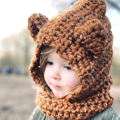 Bear eared hood